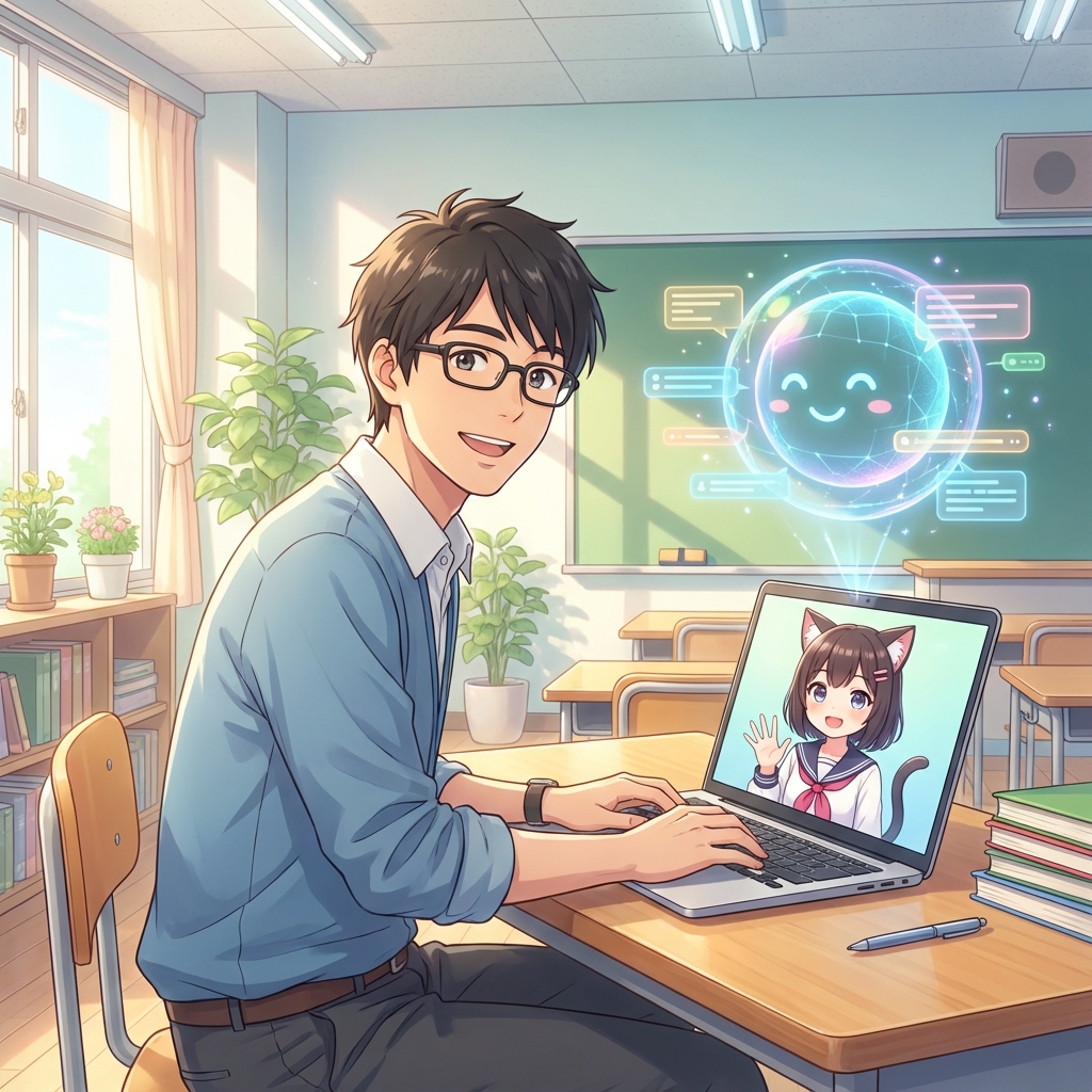 【教育×AI】AIエージェントとペアプログラミング？IT講師（専門外）でも「AIアバターとお話しできるアプリ」が個人開発できた話