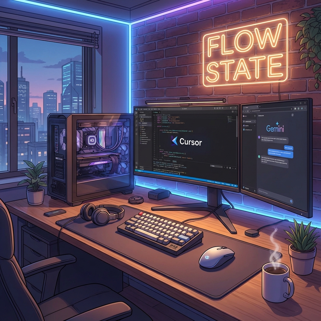 【公開】プログラミング講師のデスクツアー！AI「バイブコーディング」を支える愛用ガジェットたち