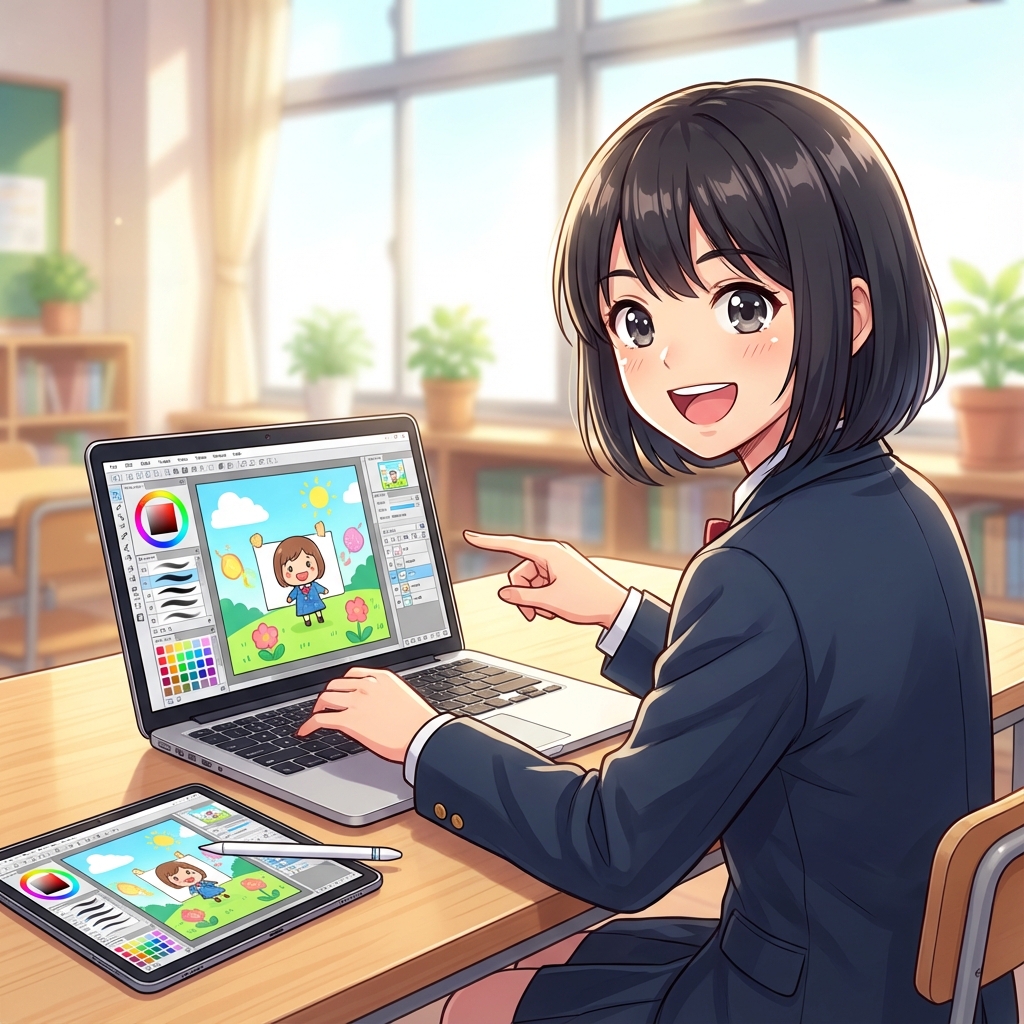 【実践】バイブコーディングとは？Google AI Studioで中学生がお絵かきアプリを作ってみた！